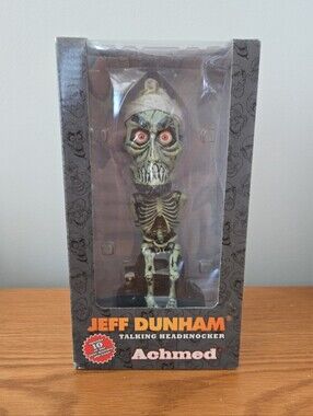 Jeff Dunham Achmed Talking Headknocker - Green Skeleton Figure NIB